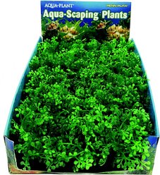 Penn-Plax Aqua-Scaping Green Bunch Fish Plant, Small, Green, 5 count