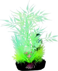 Penn-Plax Glow Plant Bamboo Leaf Fish Plant, Small, Green