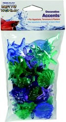 Penn-Plax Betta World Assorted Accents Fish Ornament, Multicolor