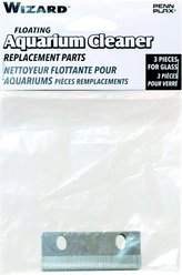 Penn-Plax Wizard Cleaner Blade Fish Replacement Part, Silver, 3 count