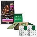 Purina Pro Plan Puppy Sensitive Skin & Stomach Salmon & Rice Dry Food + Greenies Regular Dental Dog Treats