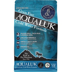 Annamaet Grain-Free Aqualuk Cold Water Formula Dry Dog Food, 5-lb bag
