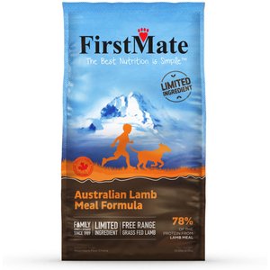 FirstMate Limited Ingredient Diet Grain-Free Australian Lamb Meal Formula Dry Dog Food, 14.5-lb bag