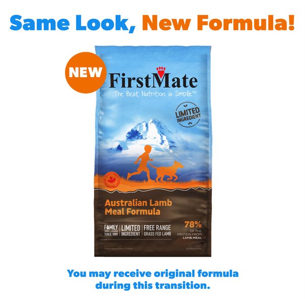 FIRSTMATE Limited Ingredient Diet Grain Free Australian Lamb Meal Formula Dry Dog Food 14.5 lb bag Chewy