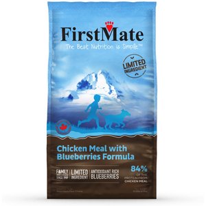 Firstmate Limited Ingredient Diet Grain-Free Chicken Meal with Blueberries Formula Dry Dog Food, 14.5-lb bag