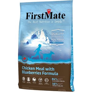FirstMate Limited Ingredient Diet Grain-Free Chicken Meal with Blueberries Formula Dry Dog Food, 28.6-lb bag