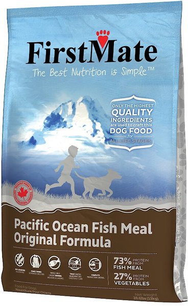 FirstMate Limited Ingredient Diet Grain-Free Pacific Ocean Fish Meal Formula Dry Dog Food, 28.6-lb bag slide 1 of 2