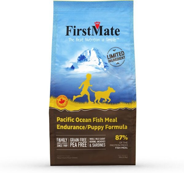 FirstMate Limited Ingredient Diet Endurance/Puppy Pacific Ocean Puppy Grain-Free Dry Dog Food, 5-lb bag slide 1 of 2