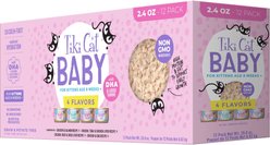 Tiki Cat Baby Variety Pack Shreds Grain-Free Wet Cat Food, 2.4-oz can, case of 12