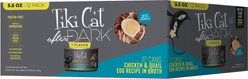 Tiki Cat After Dark Chicken & Quail Egg Grain-Free Wet Cat Food, 5.5-oz can, case of 12