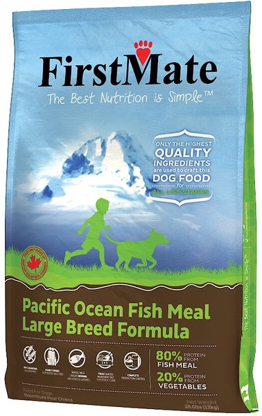 FirstMate Large Breed Limited Ingredient Diet Grain-Free Pacific Ocean Fish Meal Formula Dry Dog Food, 28.6-lb bag slide 1 of 2