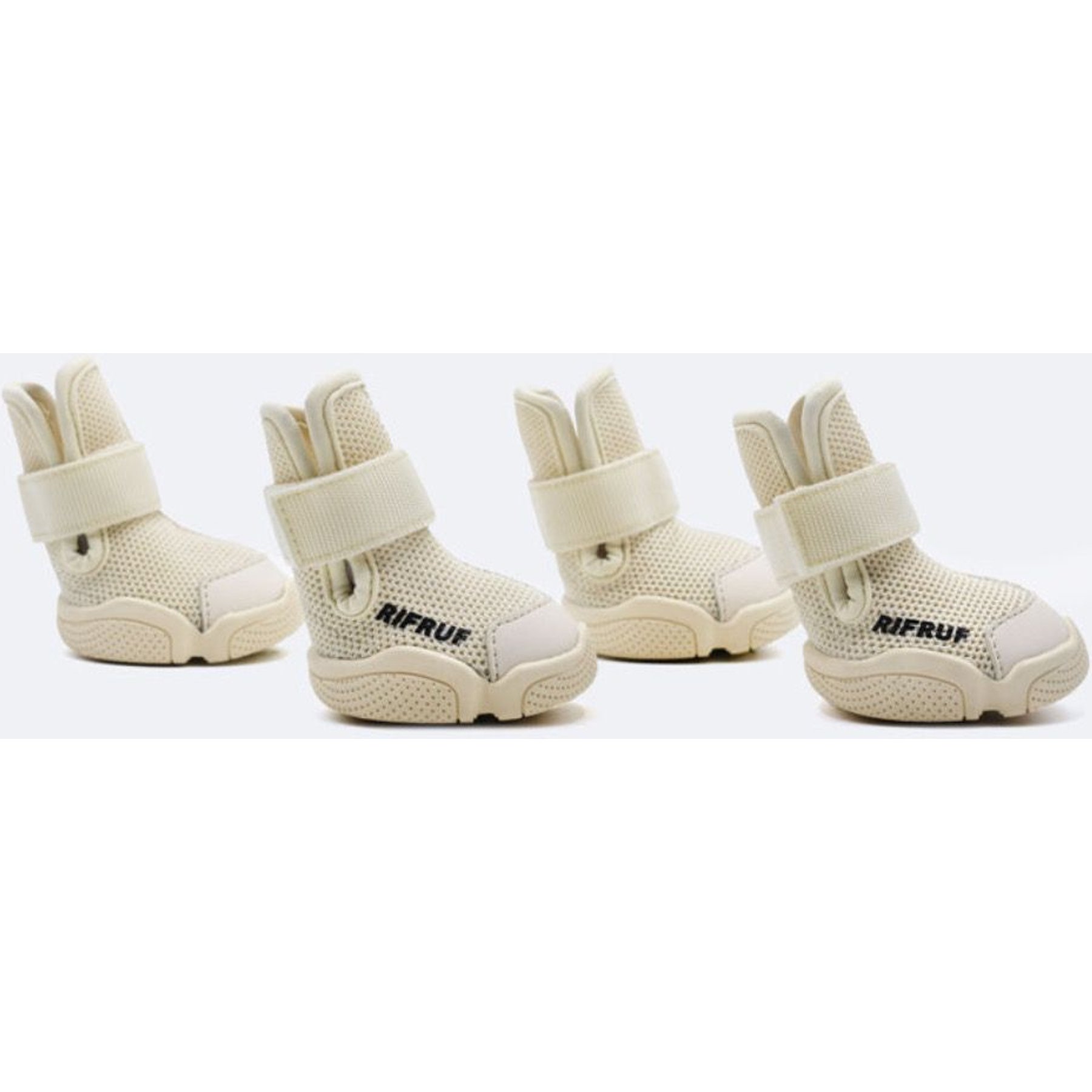 RIFRUF Caesar 1 Dog Boot, Bone, size 5