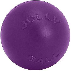 Jolly Pets 14" Push-n-Play Dog Toy, Purple