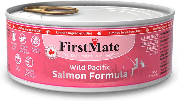 FIRSTMATE Salmon Formula Limited Ingredient Grain Free Canned Cat