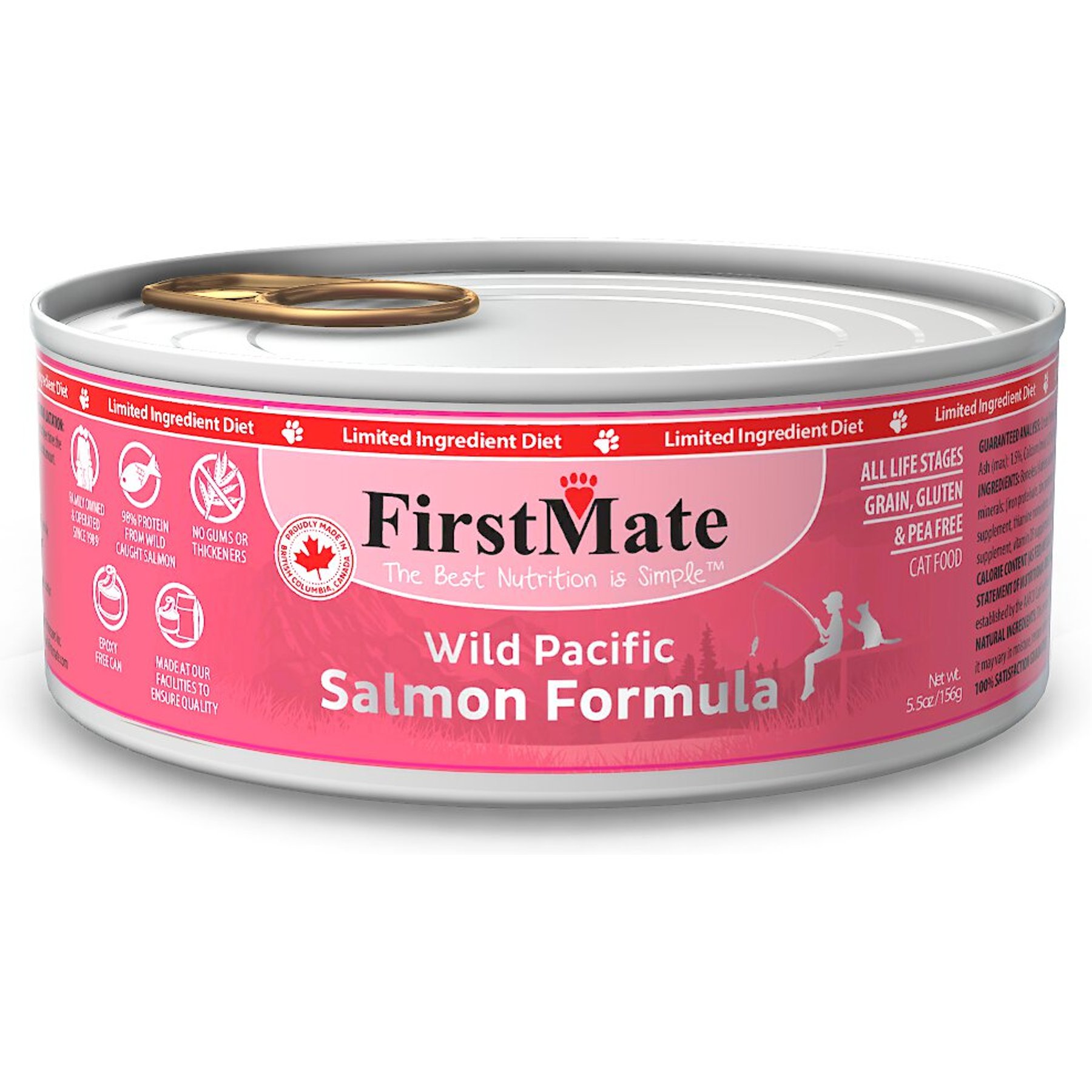 FIRSTMATE Salmon Formula Limited Ingredient Grain Free Canned