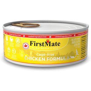 Firstmate Chicken Formula Limited Ingredient Grain-Free Canned Cat Food, 5.5-oz, case of 24