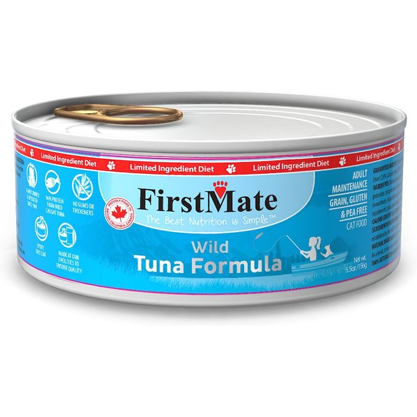 FIRSTMATE Wild Tuna Formula Limited Ingredient Grain Free Canned