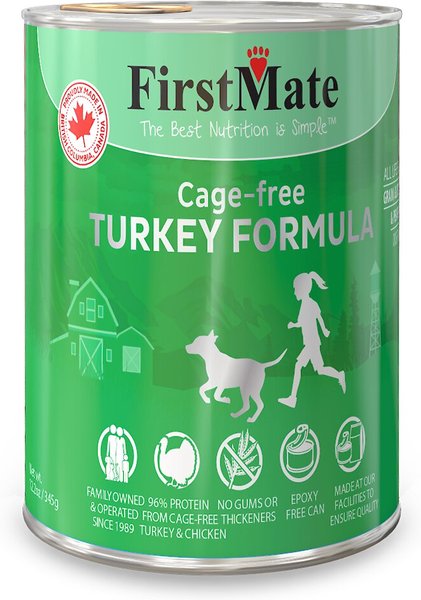 FIRSTMATE Turkey Formula Limited Ingredient Grain Free Canned Dog