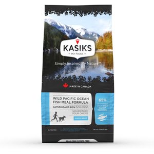 KASIKS Grain-Free Wild Pacific Ocean Meal Formula Dry Dog Food, 5-lb bag