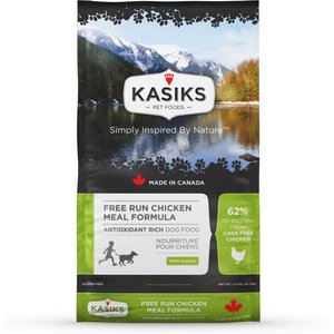 KASIKS Free Run Grain-Free Chicken Formula Dry Dog Food, 25-lb bag