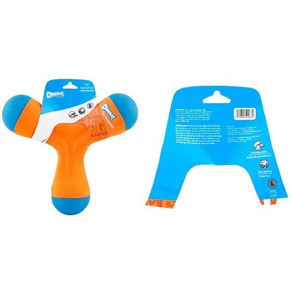 Chuckit Tri Bumper Fetch Toy For Dog & Puppy CHOOSE SIZE 