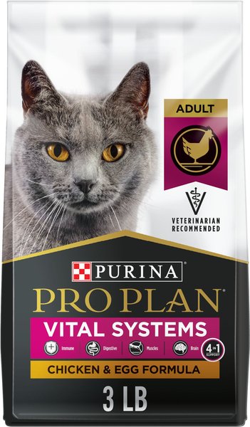 PURINA PRO PLAN Vital Systems Chicken Egg Formula 4 in 1 Dry Cat