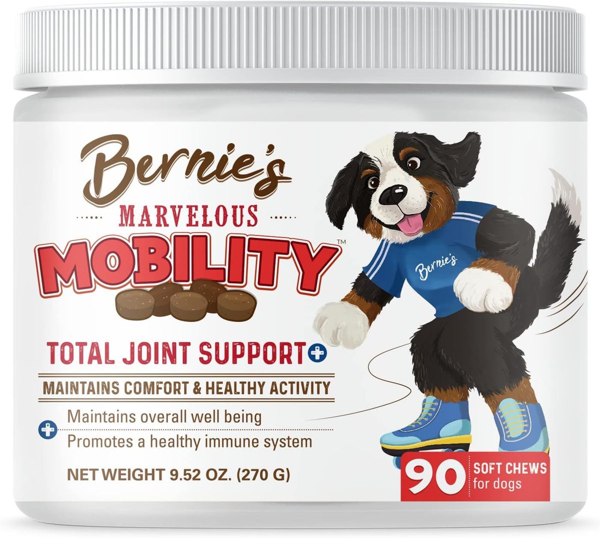 Bernie's Marvelous Mobility Daily Hip & Joint Supplement, 90 count