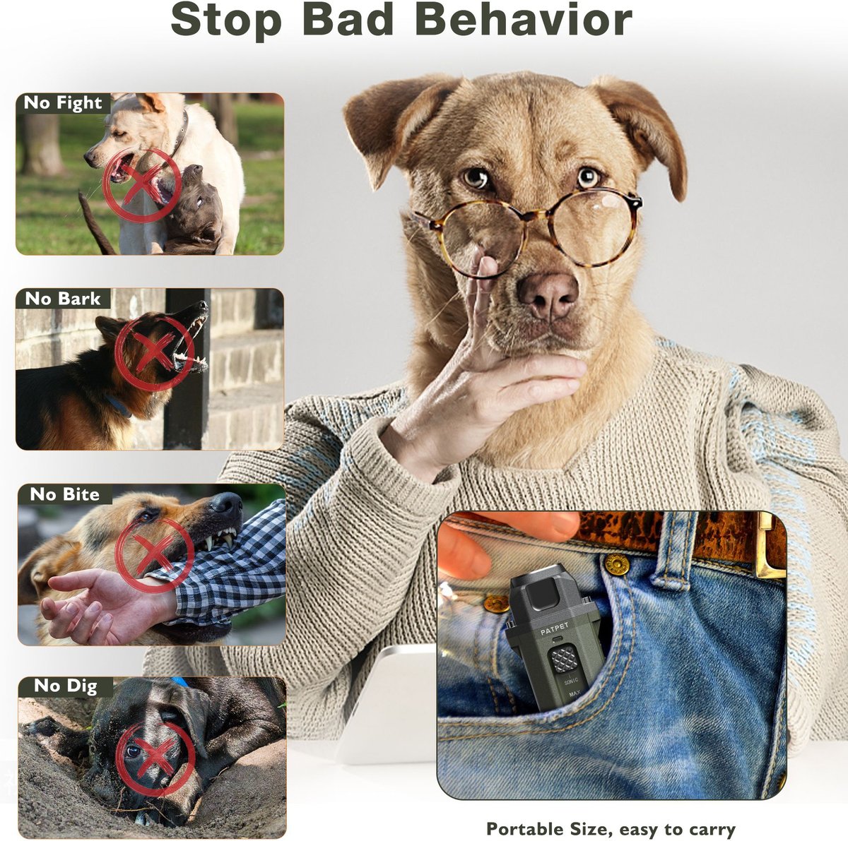 No dig sales dog collar