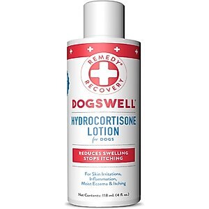 Dogswell Remedy+Recovery Hydrocortisone Lotion for Dogs & Cats, 4-oz bottle