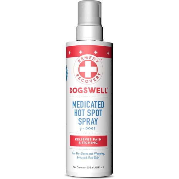 DOGSWELL Remedy+Recovery Medicated Hot Spot Spray for Dogs & Cats, 8oz