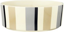 PetRageous Designs Metro Stripes Slow Feeder Pet Bowl, 4 cup