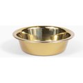 Hiddin Heavy Stainless Steel Gold Dog & Cat Bowl, 1.5 Cup