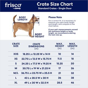 Dog crate size outlet for lab