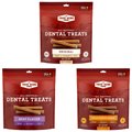 Variety Pack - True Acre Foods, All-Natural Dental Chew Sticks, Peanut Butter Flavor, 32 count, Original & Beef Flavors