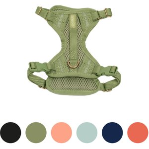 Awoo Huggie Front Clip Dog Harness, Olive, X-Small