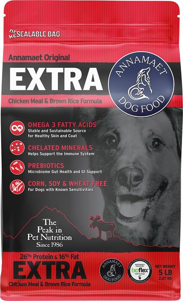 Annamaet Original Extra Dry Dog Food, 5-lb bag slide 1 of 5