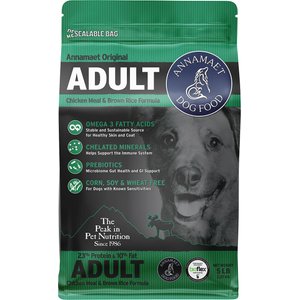 Annamaet Original Adult Formula Dry Dog Food, 5-lb bag