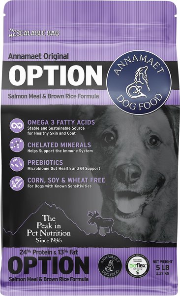 Annamaet Original Option Formula Dry Dog Food, 5-lb bag slide 1 of 6