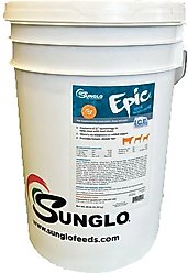 Sunglo Epic I.C.E. Hair & Wool Show Cattle, Sheep & Goat Supplement, 25-lb bucket