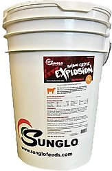 Sunglo Show Cattle Explosion Show Animal Cattle Supplement, 30-lb bucket