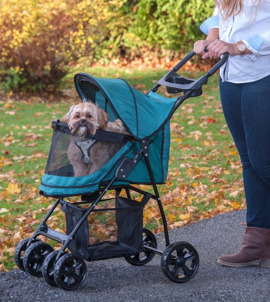 Pet Gear Happy Trails Lite No-Zip Pet Stroller, Pine Green slide 1 of 7