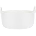 Waggo Handle It Cat & Dog Bowl, White, Medium