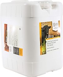 UltraCruz Natural Livestock Fly & Tick Spray, 5-gal bottle
