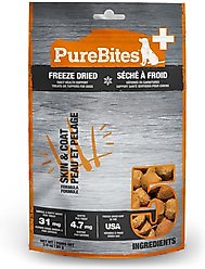 PureBites+ Skin & Coat Dog Treats, 3-oz bag