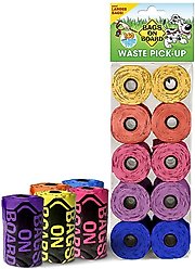 Bags on Board Bag Refill Pack, Rainbow, 140 count