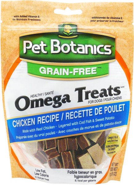 Pet Botanics Healthy Omega Chicken Flavor Grain-Free Dog Treats, 5-oz bag slide 1 of 5