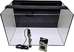 Lifegard CRYSTAL Beveled Edge Low Iron Aquarium with Built in Back Filter, 6-mm, 24-gal