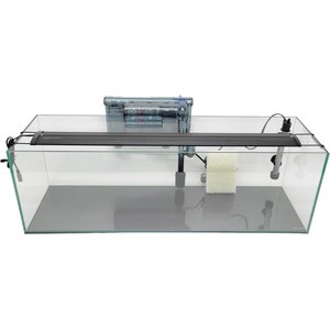 Lifegard Clear Glass Bookshelf Aquarium with HOF-4 Hang On Filter, 8-mm, 22-gal