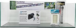 Lifegard Clear Glass Bookshelf Aquarium with HOF-3 Filter, 6-mm, 16-gal