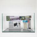 Lifegard Clear Glass Rimless Aquarium with HOF-3 Hang On Filter, 5-mm, 15-gal